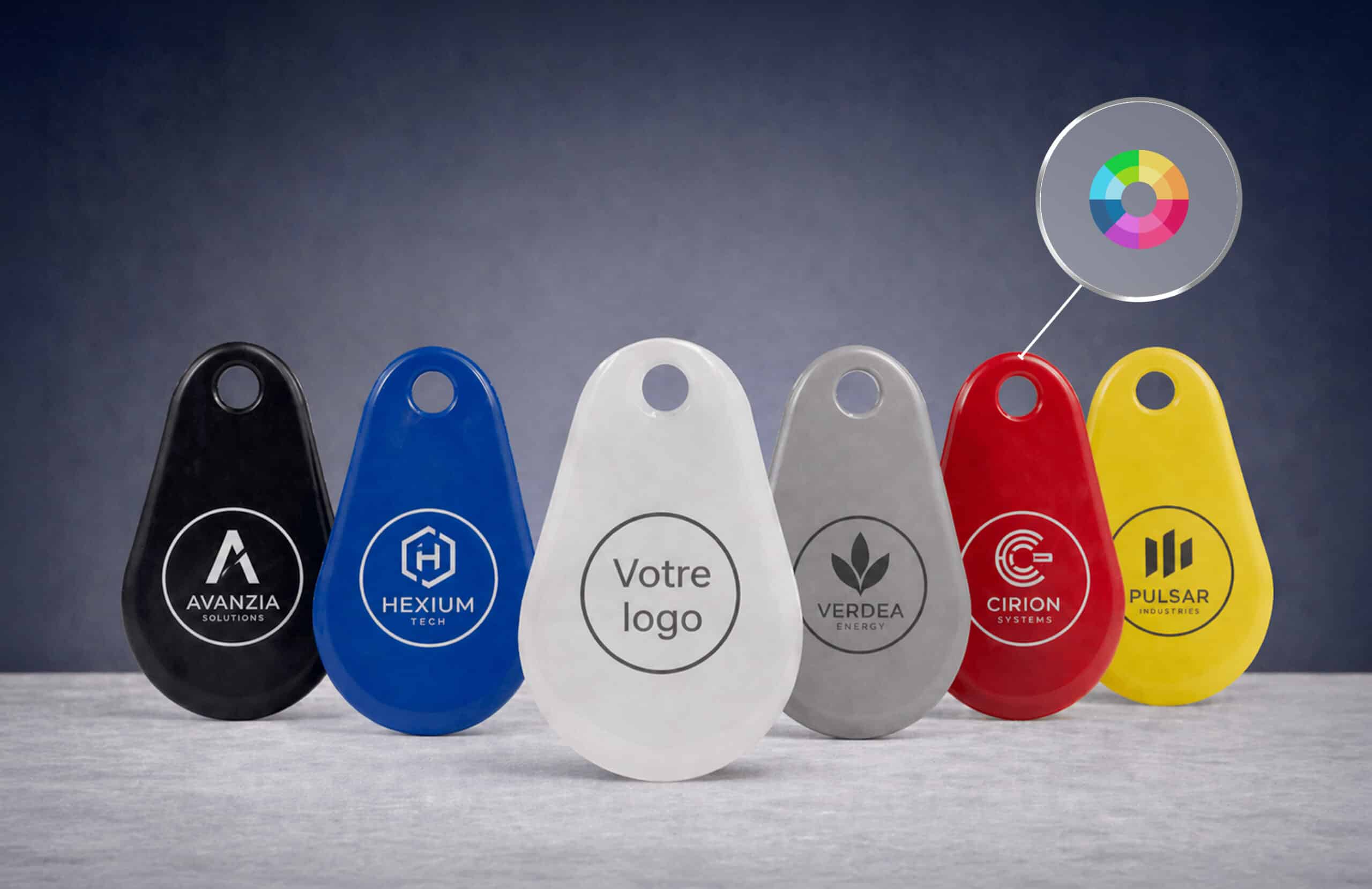 Badges personnalisables aux couleurs de votre entreprise – Aztek