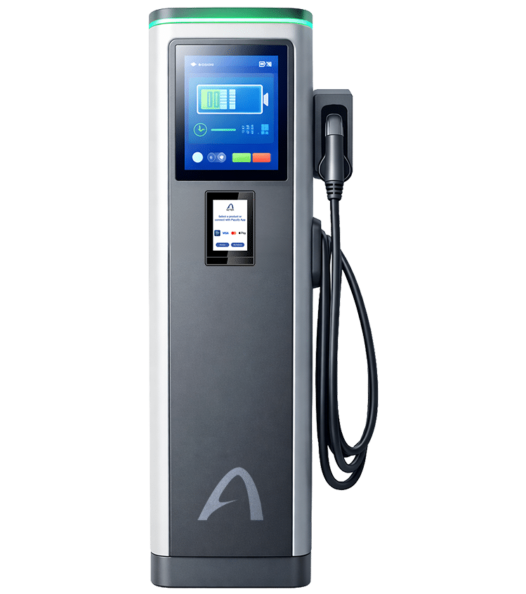 Borne de recharge électrique avec solution de paiement cashless Aztek