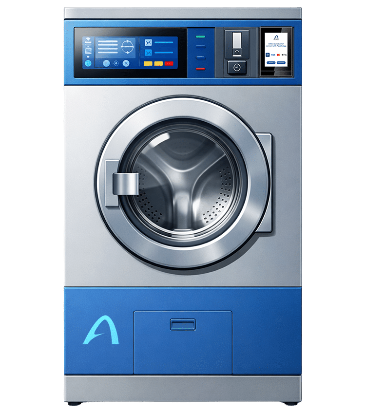 Machine de laverie automatique avec solution de paiement cashless Aztek
