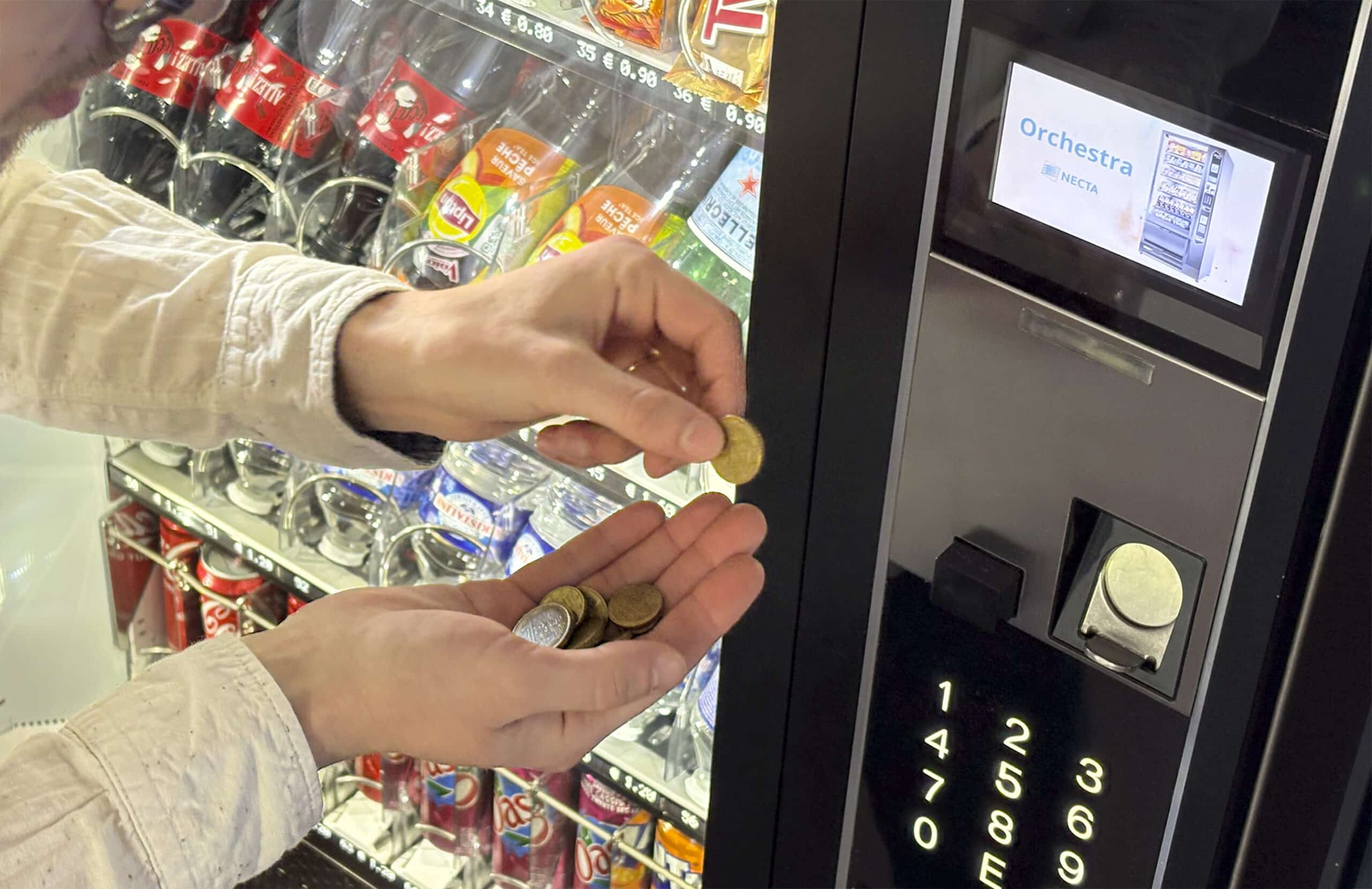 Ancienne solution de paiement vending remplacée par le cashless Aztek
